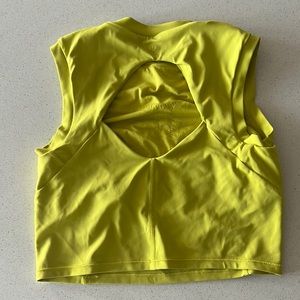 lululemon athletica Yellow Crop Top